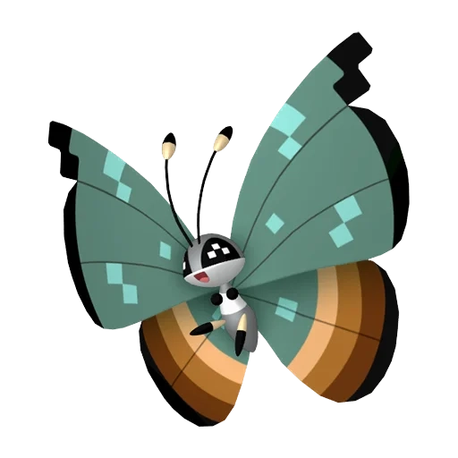 벌레/비행 타입 포켓몬 비비용의 이미지