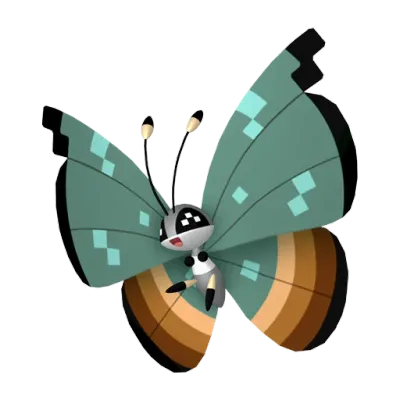 벌레/비행 타입 포켓몬 비비용의 이미지