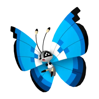 벌레/비행 타입 포켓몬 비비용의 이미지