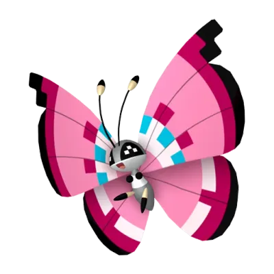 벌레/비행 타입 포켓몬 비비용의 이미지