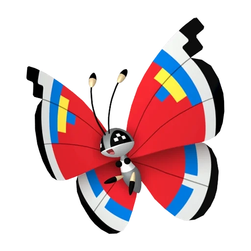 벌레/비행 타입 포켓몬 비비용의 이미지