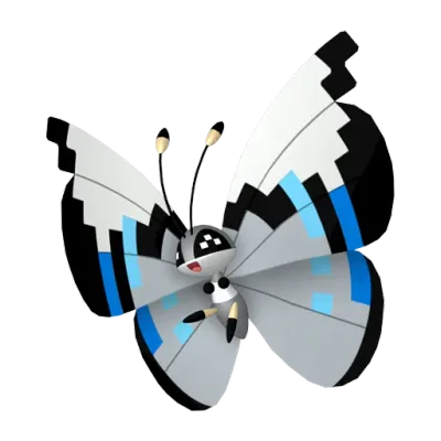 벌레/비행 타입 포켓몬 비비용의 이미지