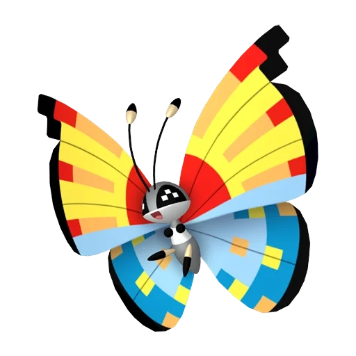 벌레/비행 타입 포켓몬 비비용의 이미지