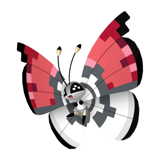 벌레/비행 타입 포켓몬 비비용의 이미지