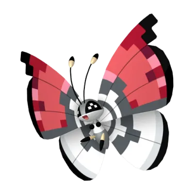 벌레/비행 타입 포켓몬 비비용의 이미지