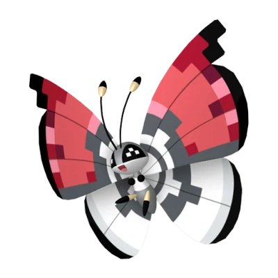 벌레/비행 타입 포켓몬 비비용의 이미지