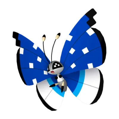 벌레/비행 타입 포켓몬 비비용의 이미지