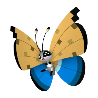 벌레/비행 타입 포켓몬 비비용의 이미지