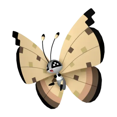 벌레/비행 타입 포켓몬 비비용의 이미지