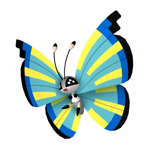 벌레/비행 타입 포켓몬 비비용의 이미지