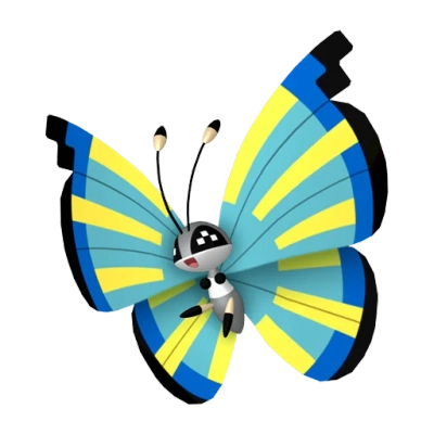 벌레/비행 타입 포켓몬 비비용의 이미지