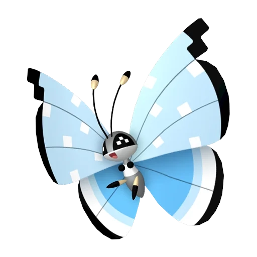 벌레/비행 타입 포켓몬 비비용의 이미지