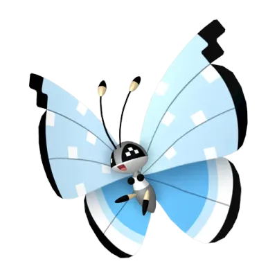 벌레/비행 타입 포켓몬 비비용의 이미지