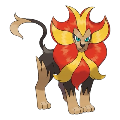 불꽃/노말 타입 포켓몬 화염레오의 이미지