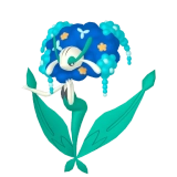 pokemon_id_671 플라제스 플라제스_파란 꽃
