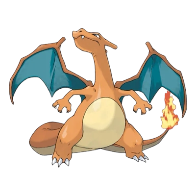 불꽃/비행 타입 포켓몬 리자몽의 이미지