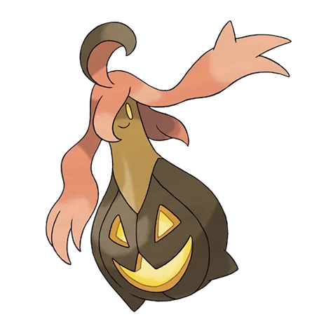 풀/고스트 타입 포켓몬 펌킨인의 이미지