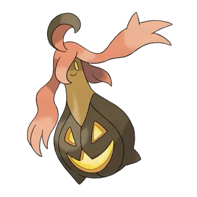 풀/고스트 타입 포켓몬 펌킨인의 이미지