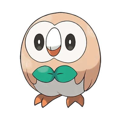 풀/비행 타입 포켓몬 나몰빼미의 이미지