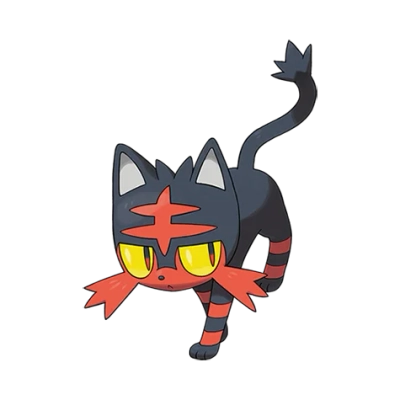 불꽃 타입 포켓몬 냐오불의 이미지