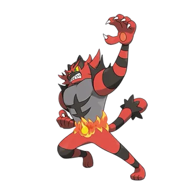 불꽃/악 타입 포켓몬 어흥염의 이미지