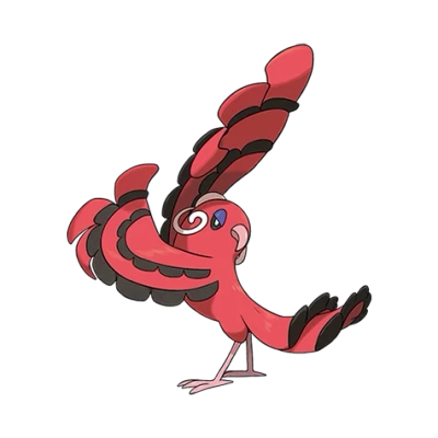 불꽃/비행 타입 포켓몬 춤추새의 이미지