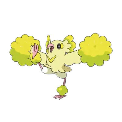 불꽃/비행 타입 포켓몬 춤추새의 이미지