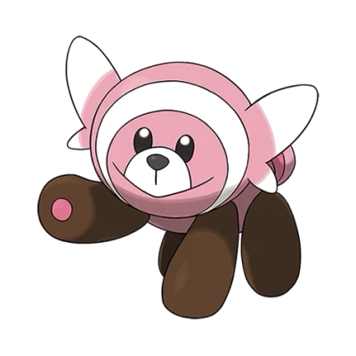 노말/격투 타입 포켓몬 포곰곰의 이미지