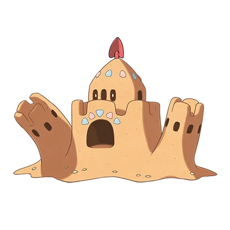 고스트/땅 타입 포켓몬 모래성이당의 이미지