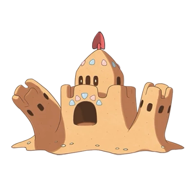 고스트/땅 타입 포켓몬 모래성이당의 이미지