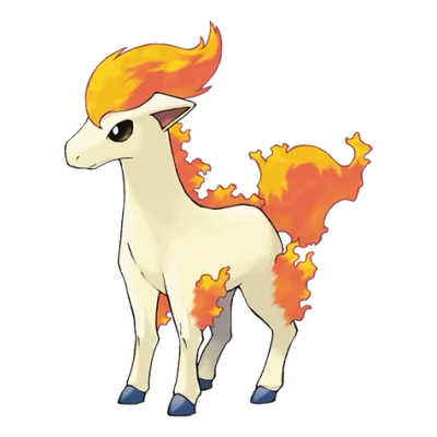 불꽃 타입 포켓몬 포니타의 이미지