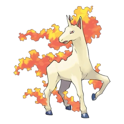 불꽃 타입 포켓몬 날쌩마의 이미지