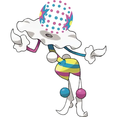 불꽃/고스트 타입 포켓몬 두파팡의 이미지