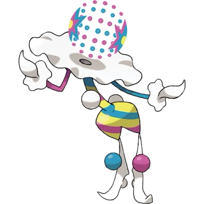 불꽃/고스트 타입 포켓몬 두파팡의 이미지