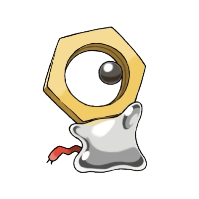 강철 타입 포켓몬 멜탄의 이미지