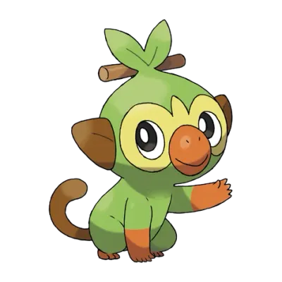 풀 타입 포켓몬 흥나숭의 이미지