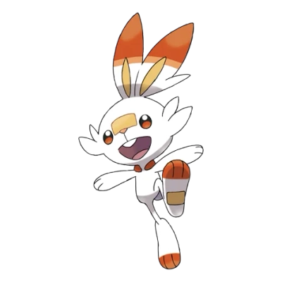 불꽃 타입 포켓몬 염버니의 이미지