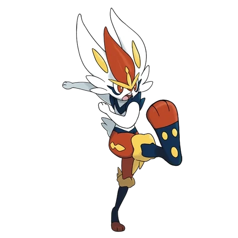 불꽃 타입 포켓몬 에이스번의 이미지