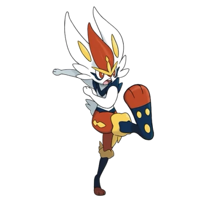 불꽃 타입 포켓몬 에이스번의 이미지