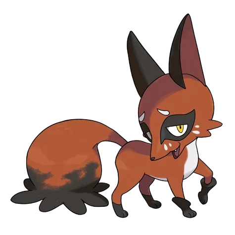 악 타입 포켓몬 훔처우의 이미지