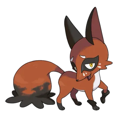 악 타입 포켓몬 훔처우의 이미지