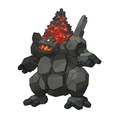 바위/불꽃 타입 포켓몬 석탄산의 이미지