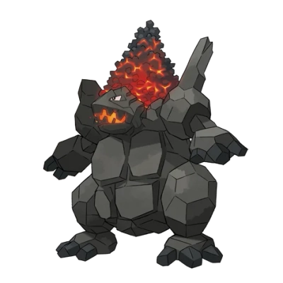 바위/불꽃 타입 포켓몬 석탄산의 이미지
