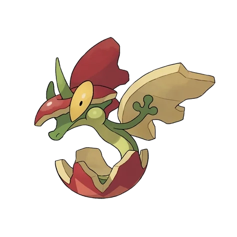 풀/드래곤 타입 포켓몬 애프룡의 이미지