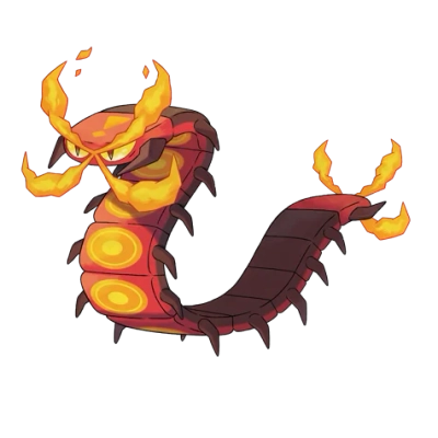 불꽃/벌레 타입 포켓몬 다태우지네의 이미지