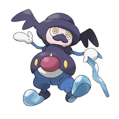 얼음/에스퍼 타입 포켓몬 마임꽁꽁의 이미지