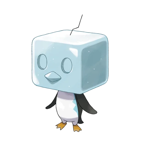 얼음 타입 포켓몬 빙큐보의 이미지