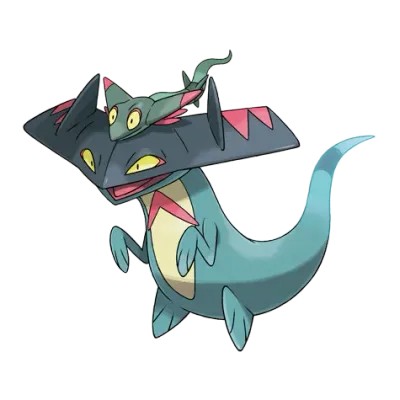 드래곤/고스트 타입 포켓몬 드래런치의 이미지