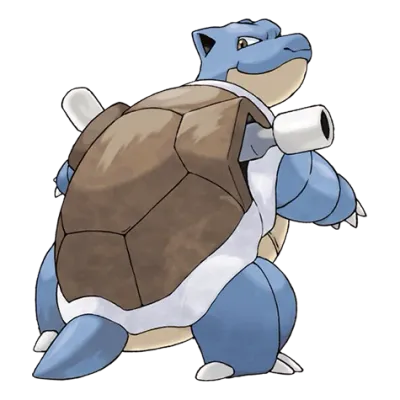 물 타입 포켓몬 거북왕의 이미지