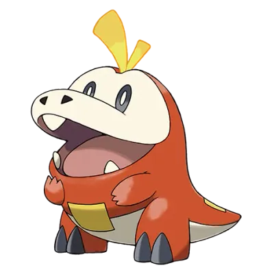 불꽃 타입 포켓몬 뜨아거의 이미지